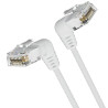 Cable de red rj45 utp vention ibowi cat.6a/ 3m/ cabeza rotatoria 360º/ blanco